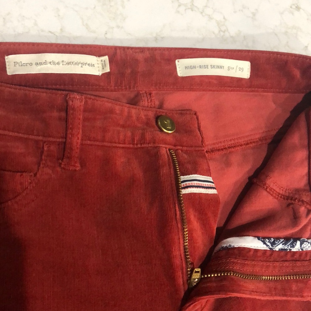 Pilcro and the Letterpress corduroy pants